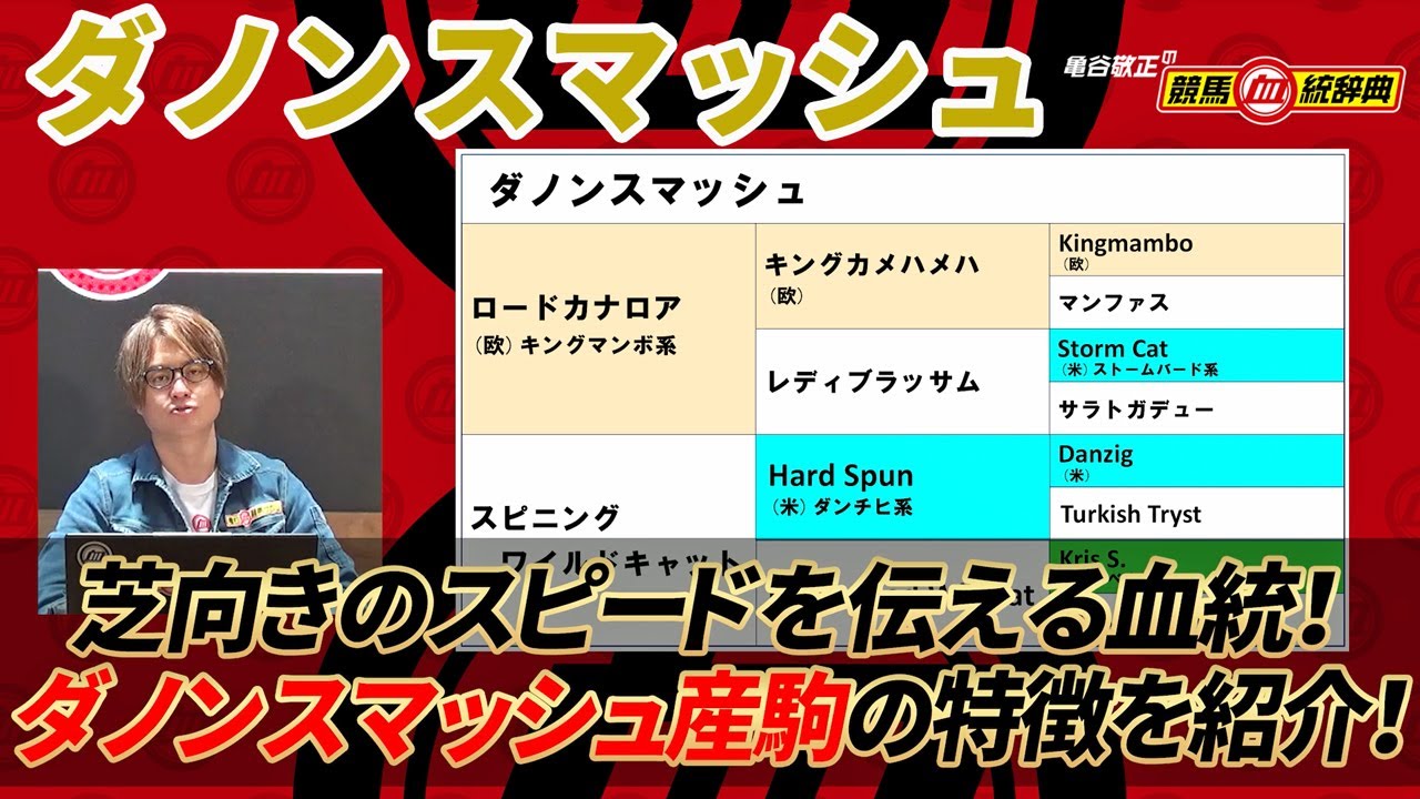 【ダノンスマッシュ】 母系の特徴を引き出すロードカナロアの正統派後継種牡馬