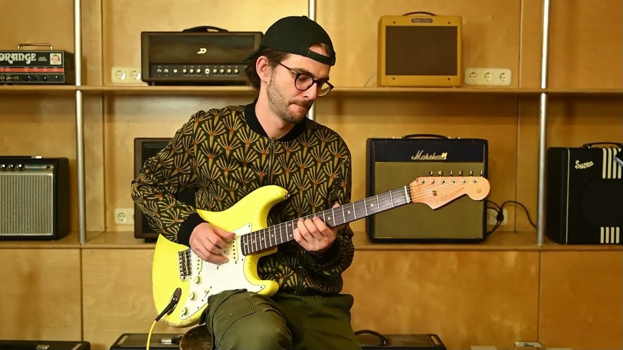 MASTERBUILT!!! Fender Custom Shop Stratocaster Late 1962 REL GYW by D.Galuszka