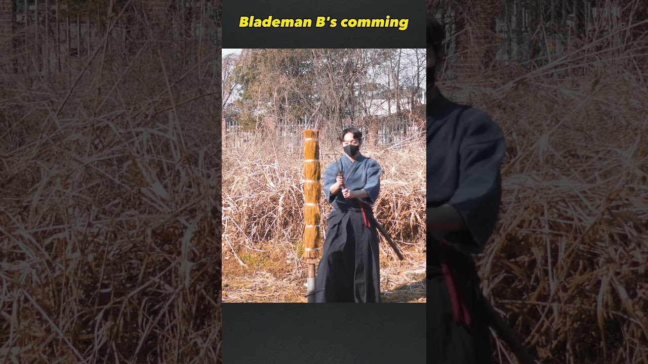 (World Sword Challenge) Upper slash before fist lower cut #battojutsu #swordchallenge