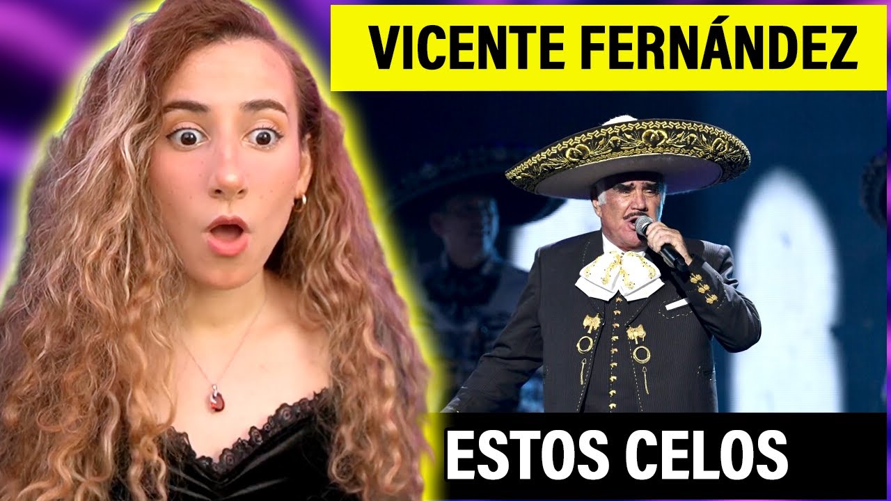 VICENTE FERNÁNDEZ EN VIVO ES OTRA COSA 🤯🎤 | Vicente Fernández - Estos Celos (En Vivo) | Reacción