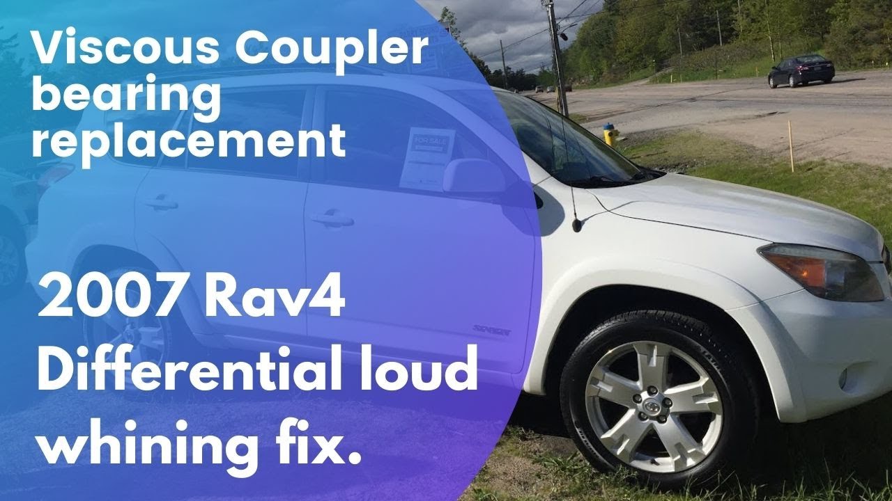 Toyota Rav 4 Rear Differential Coupler Bearing Replacement. (stop loud whining noise)