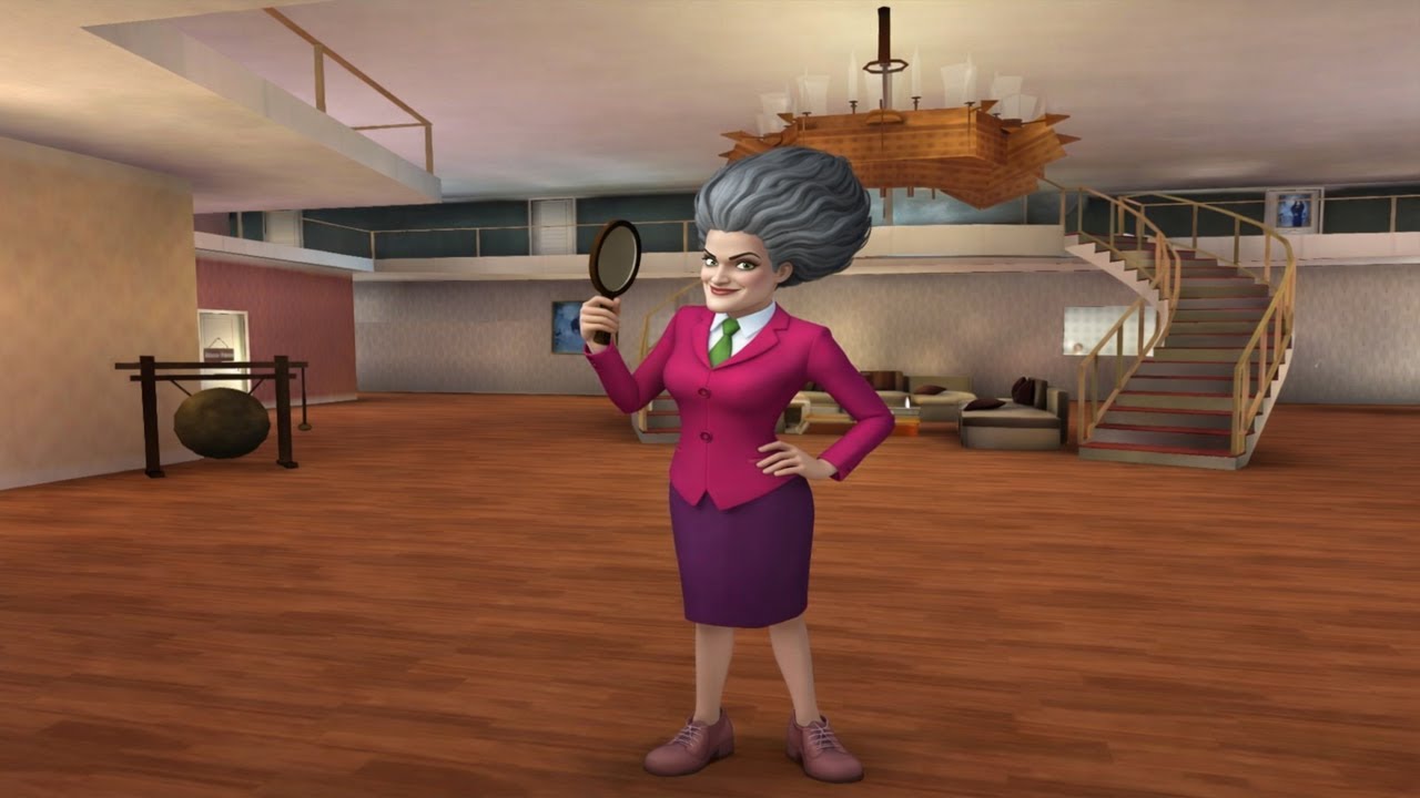 Scary teacher 3D walkthrough troll miss t every day (ios, android)