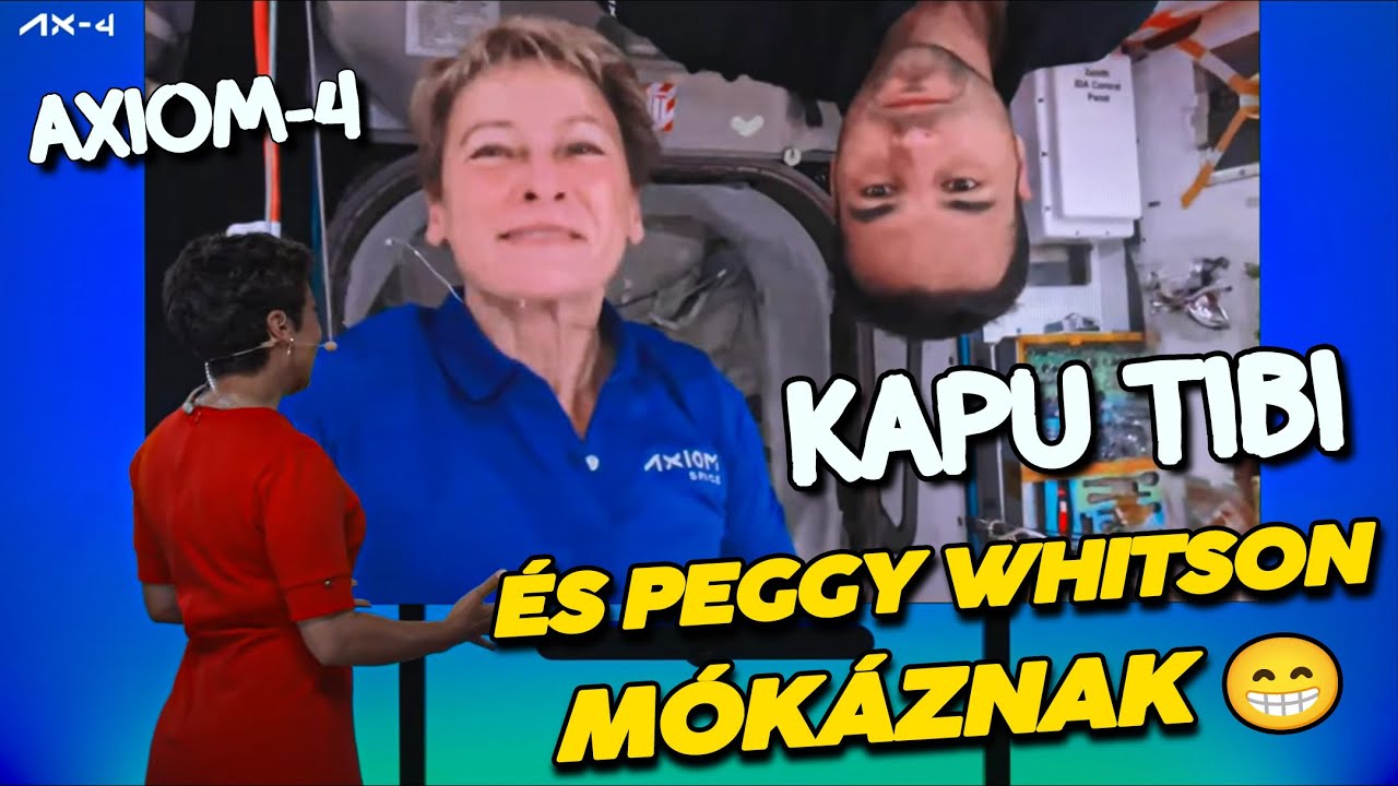 Kapu Tibi és Peggy Whitson parancsnok mókás bejelentkezése az ŰRÁLLOMÁSRÓL! 😁 Spacejunkie