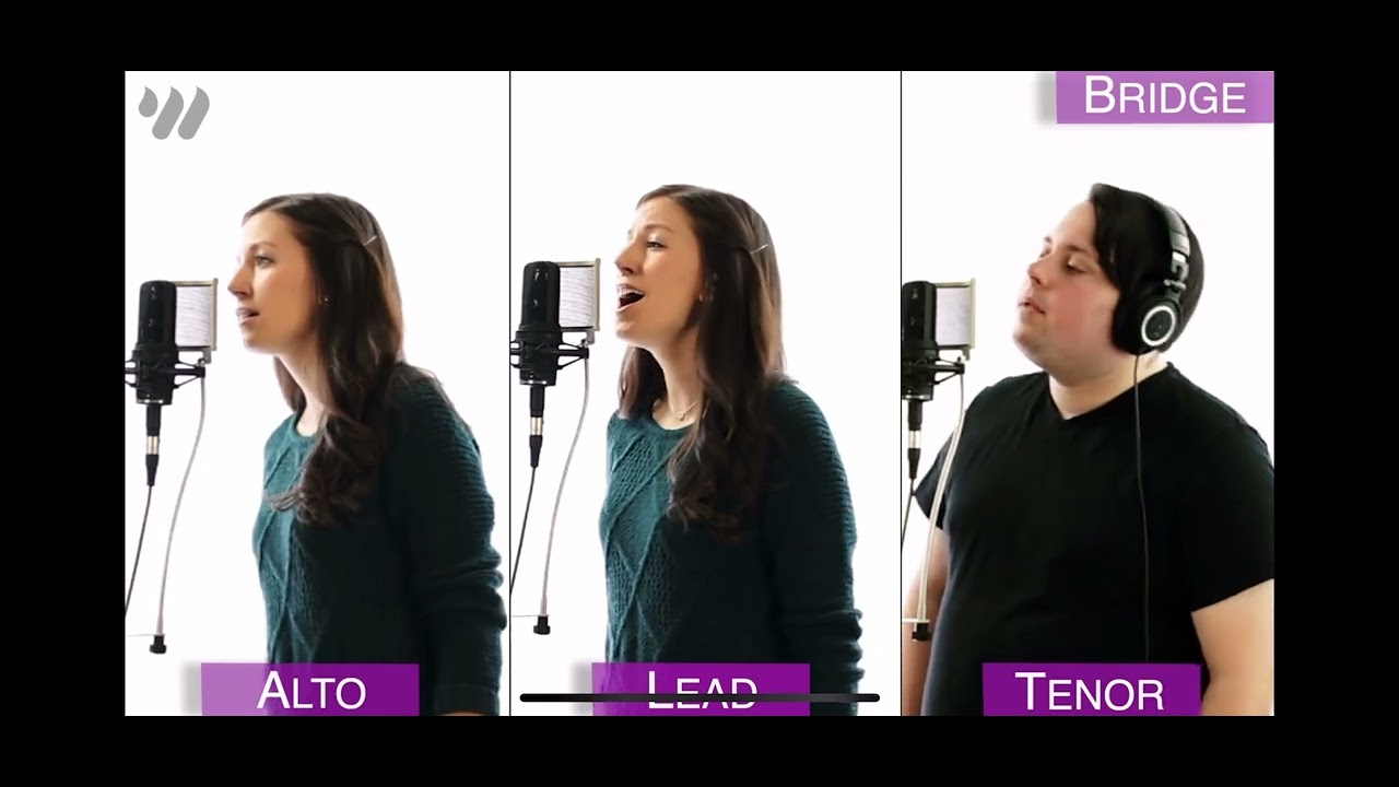 What a beautiful name vocal tutorial in key of D lead, alto, and tenor together.￼