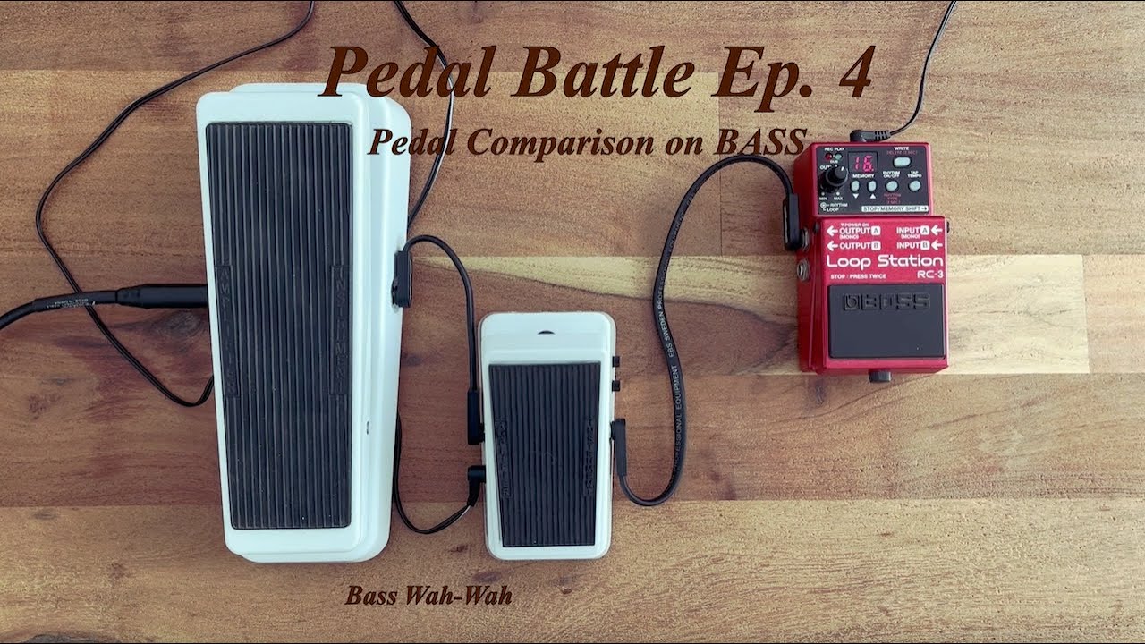 Pedal Battle (BASS) Ep. 4 | Dunlop 105Q Cry Baby Bass Wah vs Mini Bass Wah | Bass Wah-Wah