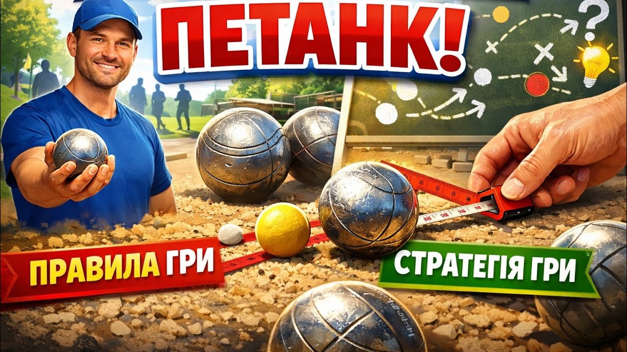 Петанк | Правила гри | Стратегія гри | Дистанційне навчання | НУШ 