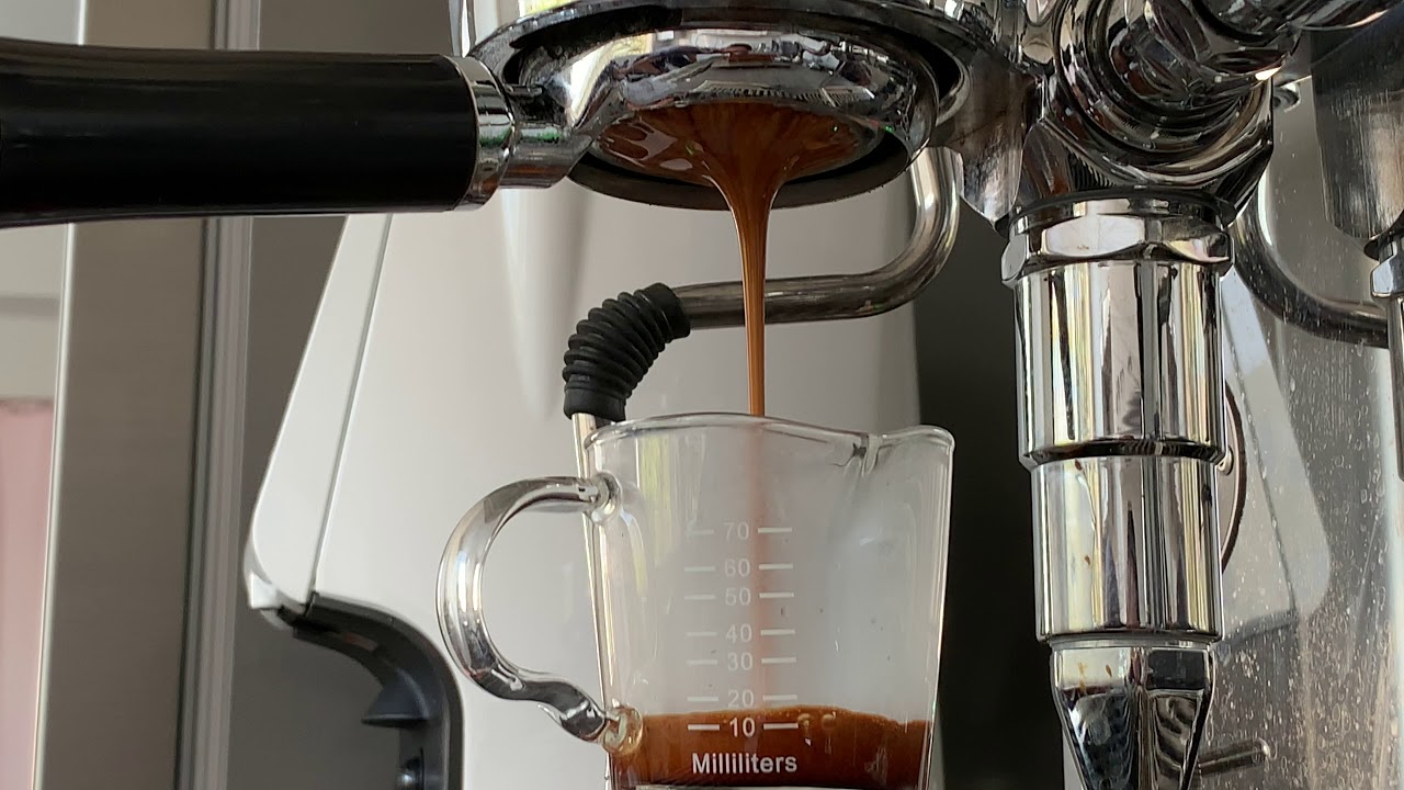 Perfect Espresso coffee extraction - Geisha Honduras Santa Barbara