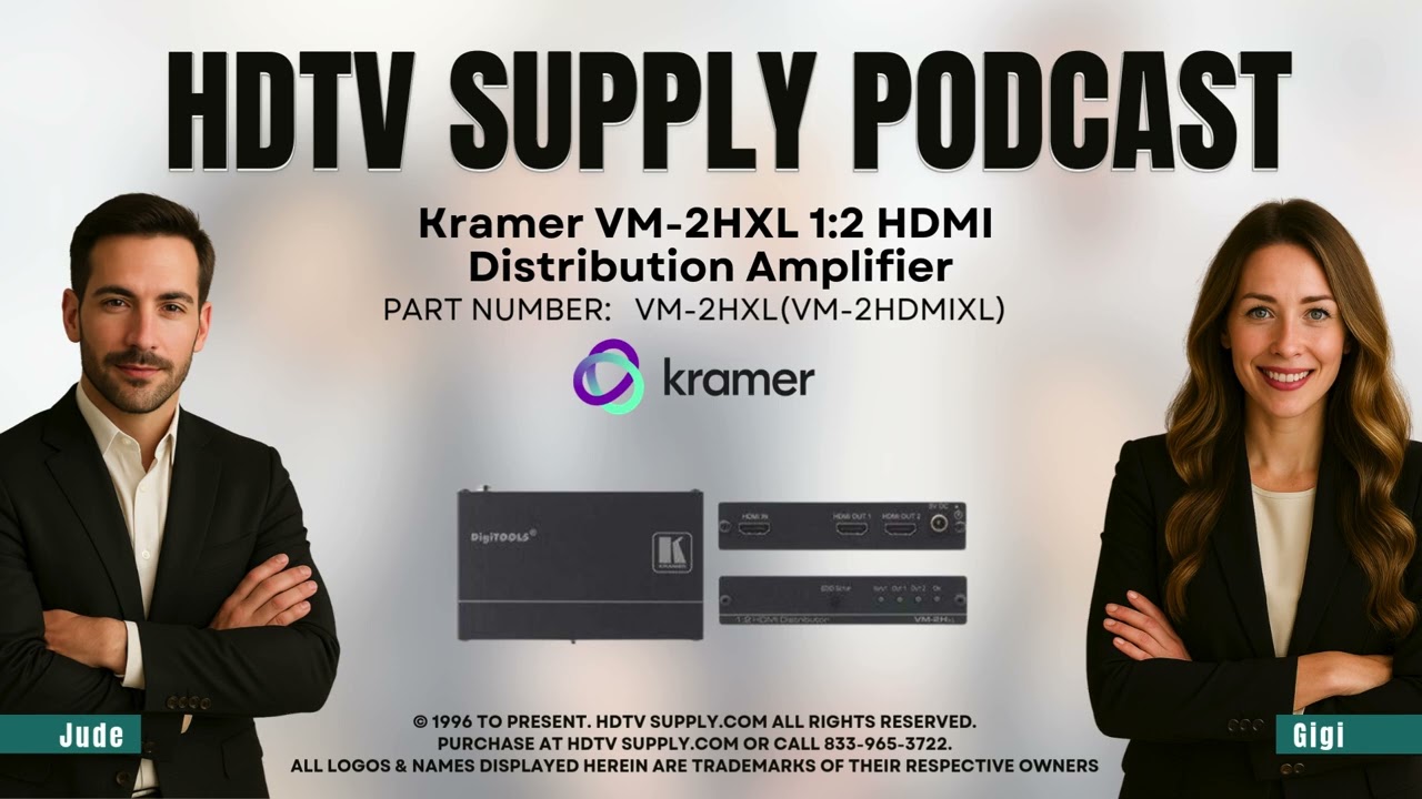 Kramer VM-2HXL 1:2 HDMI Distribution Amplifier