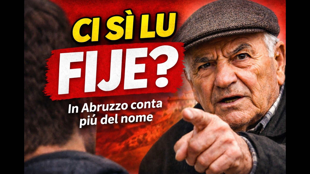 In Abruzzo il tuo nome non conta. Conta di chi sei figlio #ilpretuziano