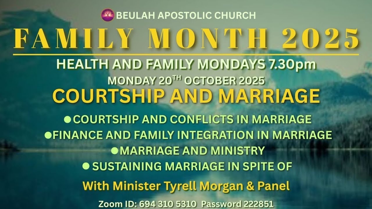 Health and Family Mondays |Courtship and Marriage