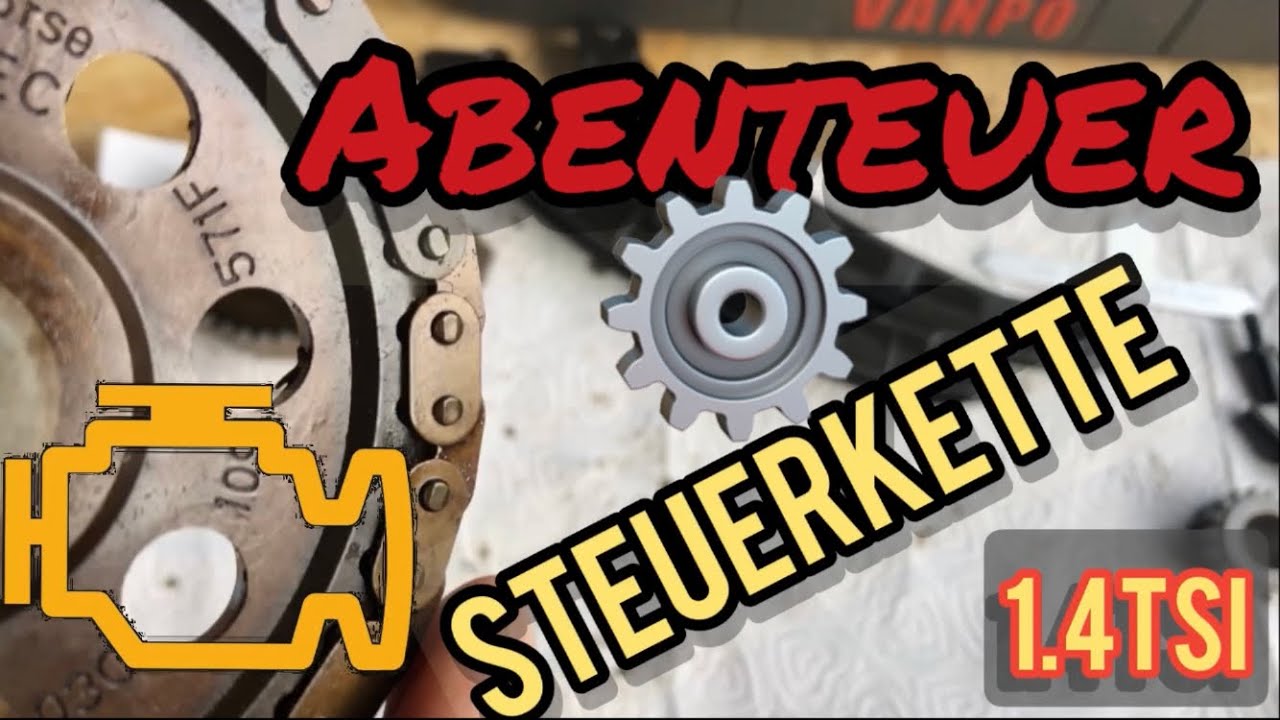 TSI Steuerkette ⚙️wechseln als Hobbyschrauber !? (1.4Tsi) Motorleuchte an!! Motor CAVD  Teil 1