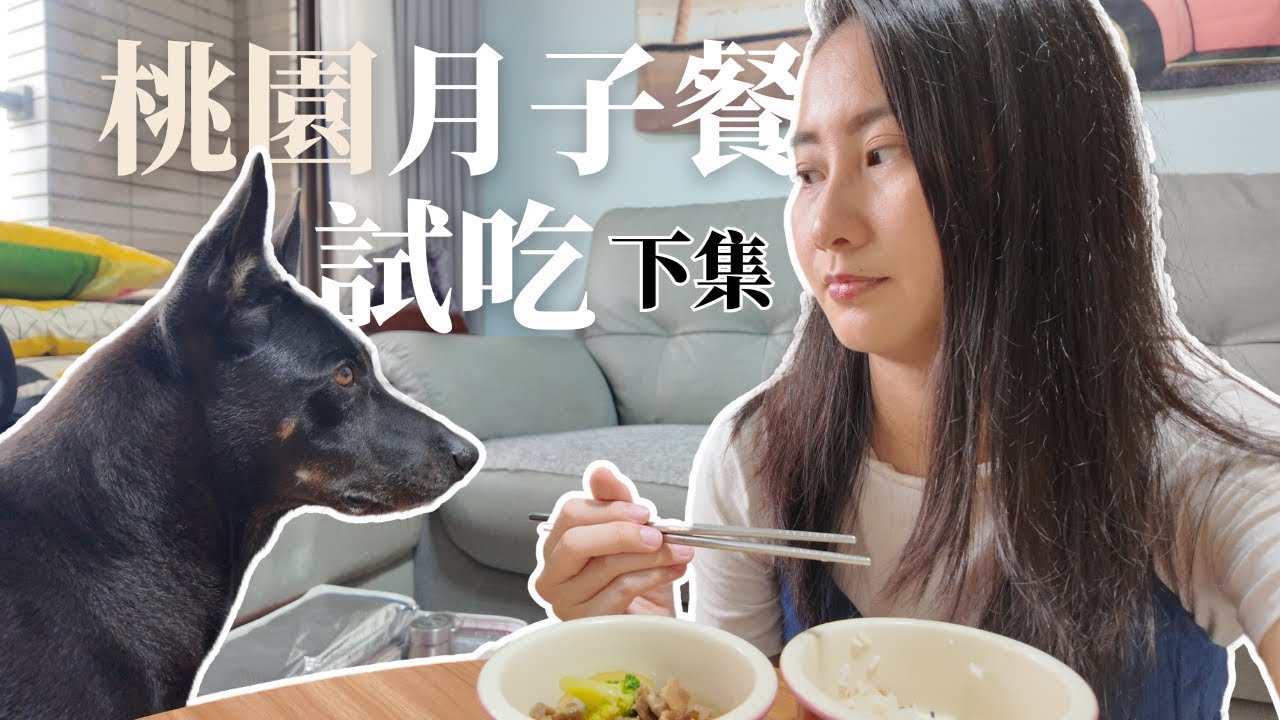 桃園月子餐試吃(下)！這道料理竟然有2/3片鮭魚！試吃月子餐狗狗整場盯場！？