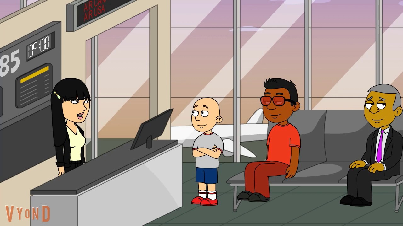Classic Caillou Gets Lost in Japan/Grounded