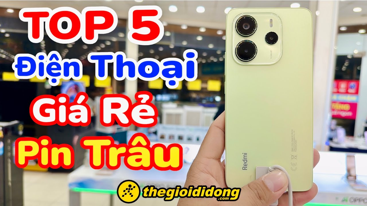 Top 5 Điện Thoại Pin Trâu Giá Rẻ Dưới 5 Triệu Tốt Nhất 2025 | Thế Giới Di Động