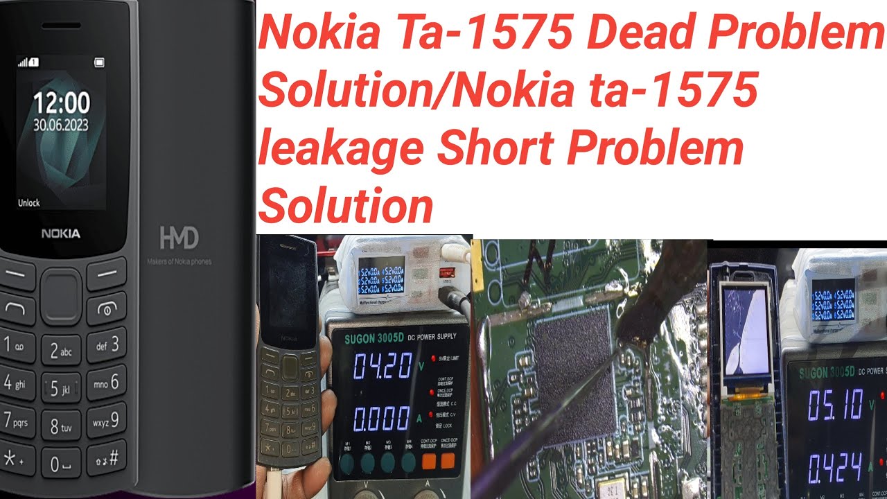 Nokia 105 ta-1575 Dead Solution | Nokia 105 new Ta-1575 Short Solution | Nokia Dead phone repair