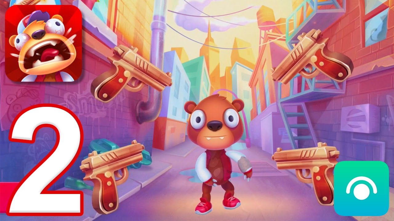 Despicable Bear - Gameplay Walkthrough Part 2 - Firearms (iOS)