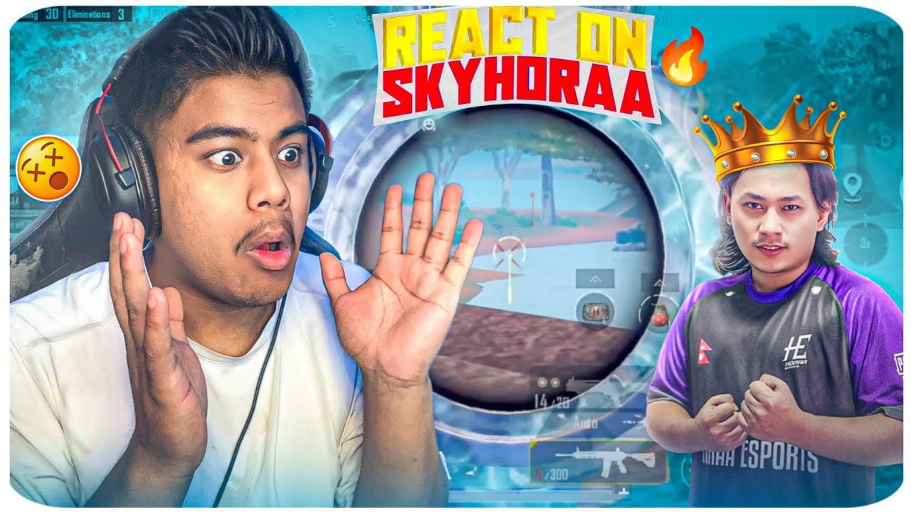 SK49 REACT ON SKY HORAA PUBG MOBILE 😱