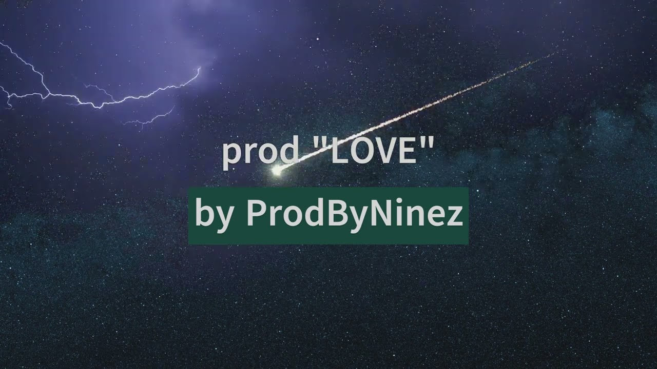 Instru type *melodic* *drill* : Love - by ProdByNinez