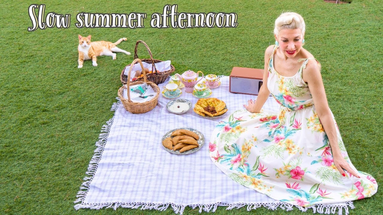 Vintage Afternoon Tea | Greek Cooking & Garden Nostalgia