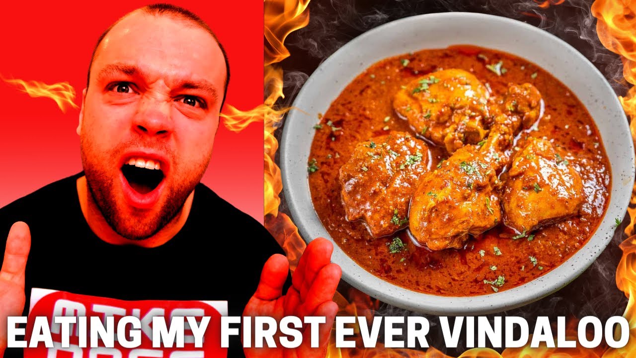 EATING MY FIRST EVER VINDALOO | Food Review