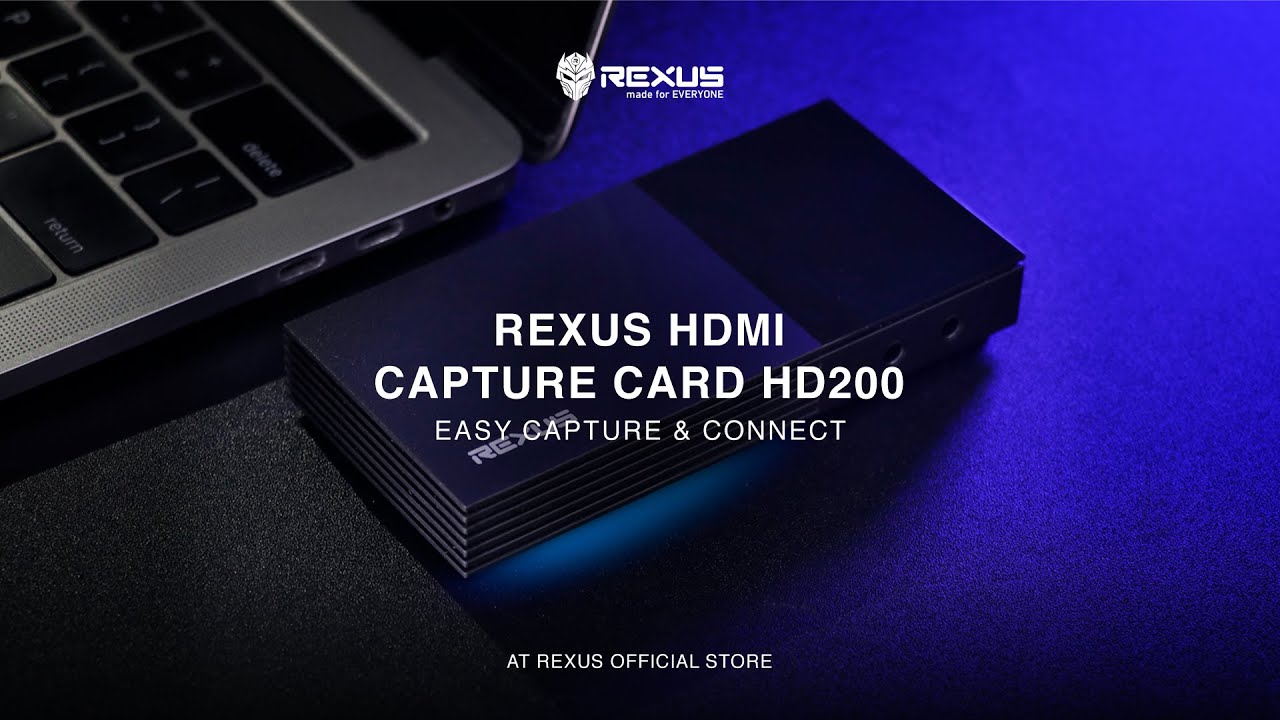 Rexus HD200 Capture Card | Easy Capture & Connect