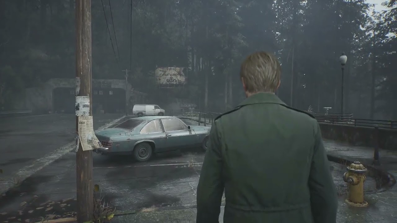 Silent Hill 2 Remake (2024) - opening (Mary's Letter) (James in the bathroom)