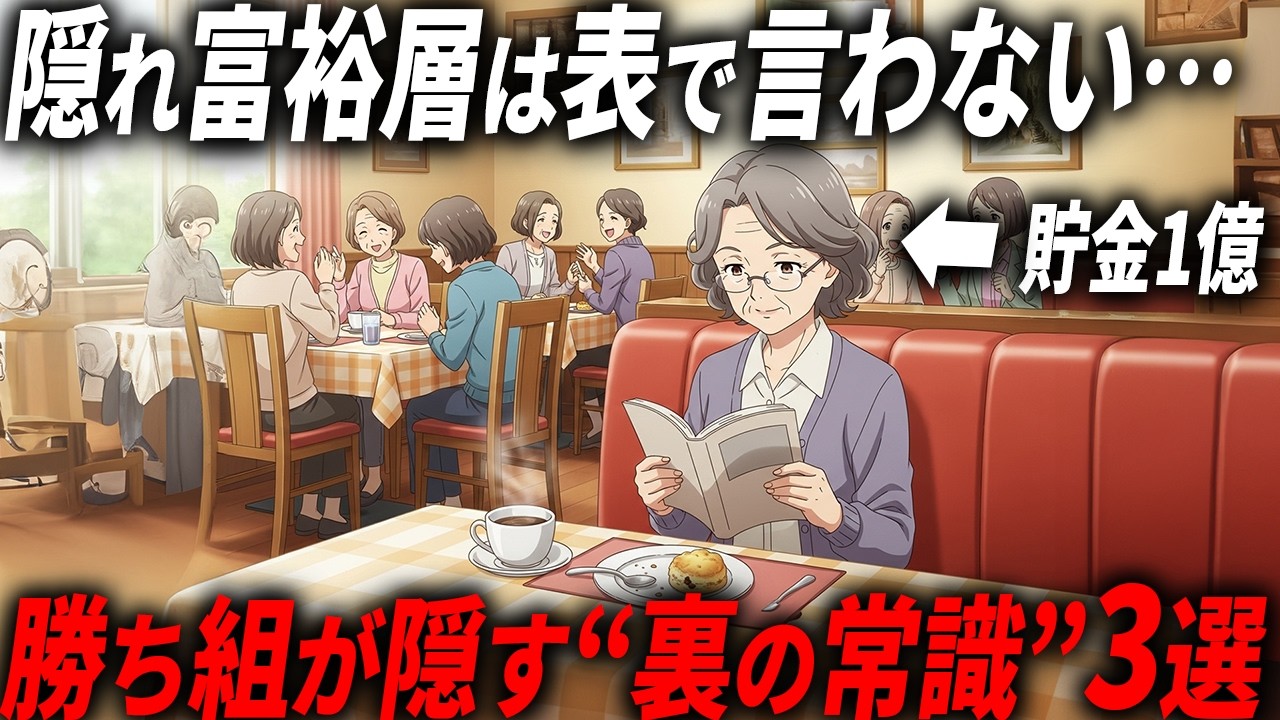 【隠れ富裕層の秘密】隠れ富裕層が貧乏人に絶対に言わない事3選