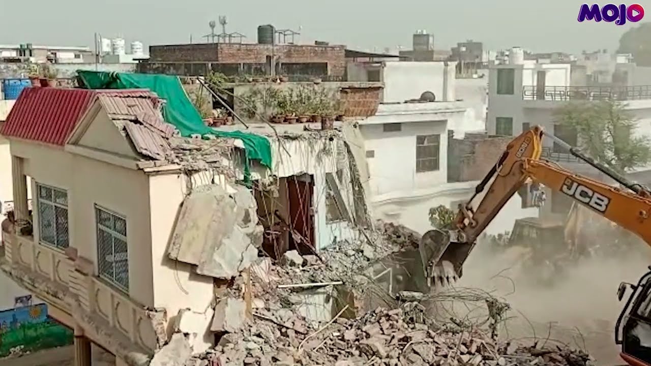 UP Govt Bulldozes House of JNU Student Leader Afreen Fatima In Prayagraj Violence Case