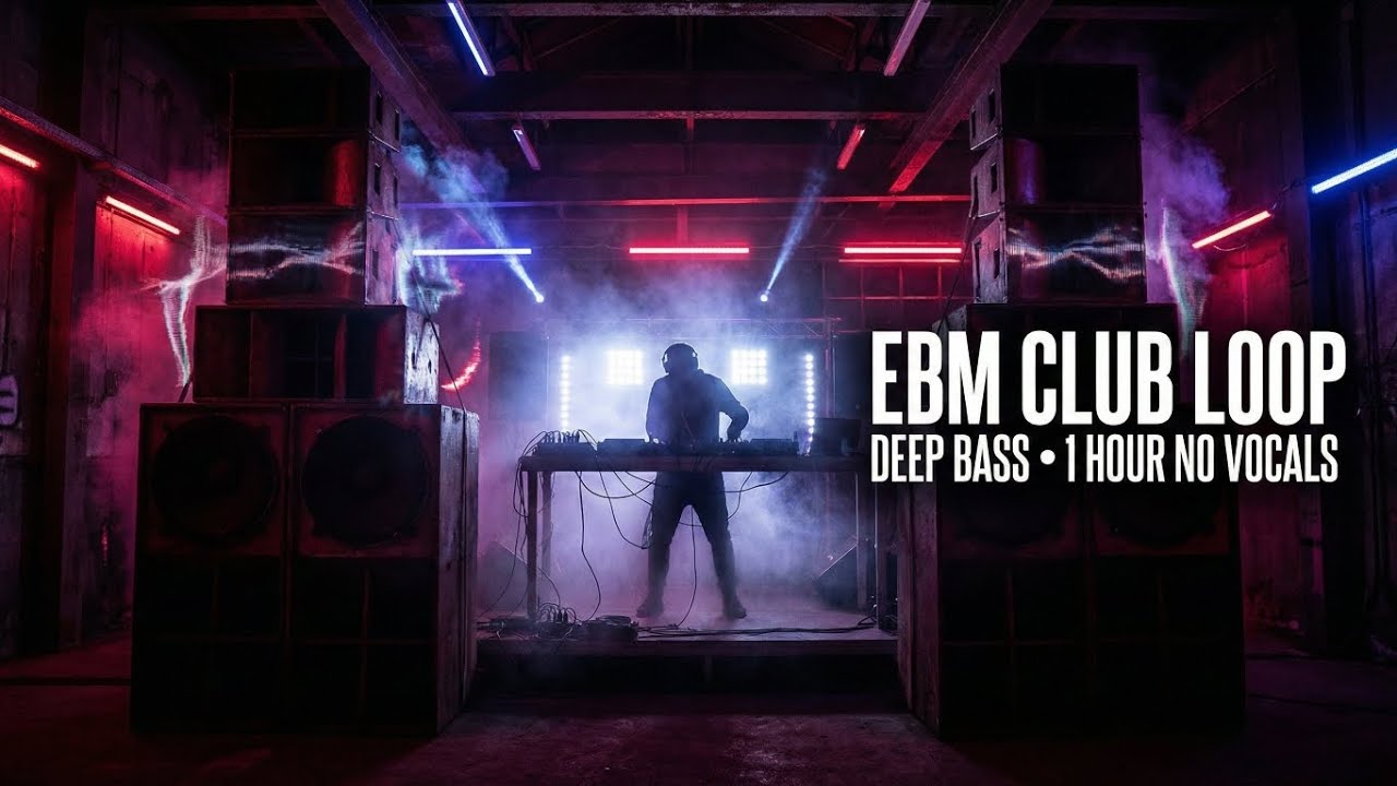 Dark EBM Club Loop 🔥 Deep Bass | No Vocals | 1 Hour Techno | DAG PRODUCTION