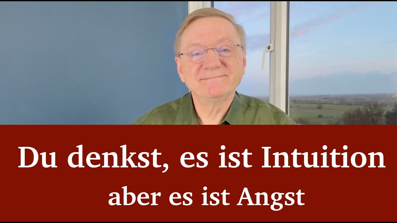 Du denkst, es ist Intuition – aber es ist Angst