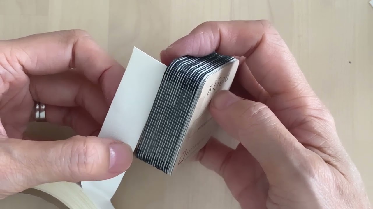 How to make mini book with Bijou tiles.