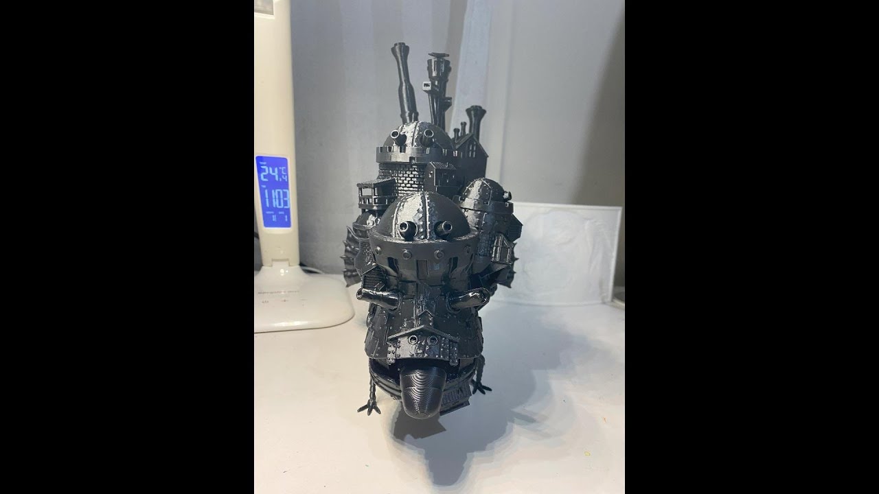3D print Howl's Moving Castle #bambulabx1carbon #howlsmovingcastle #3dprinting #assembly
