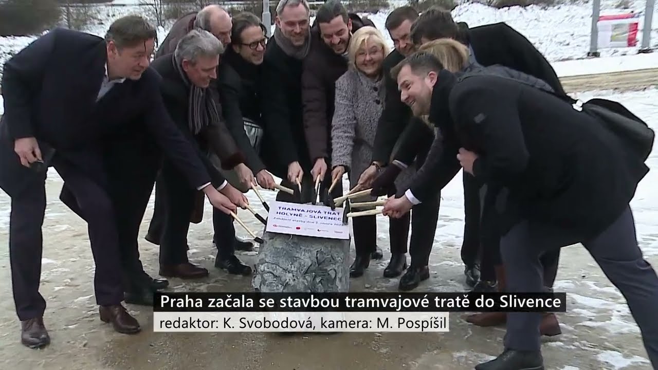 Praha začala se stavbou tramvajové tratě do Slivence