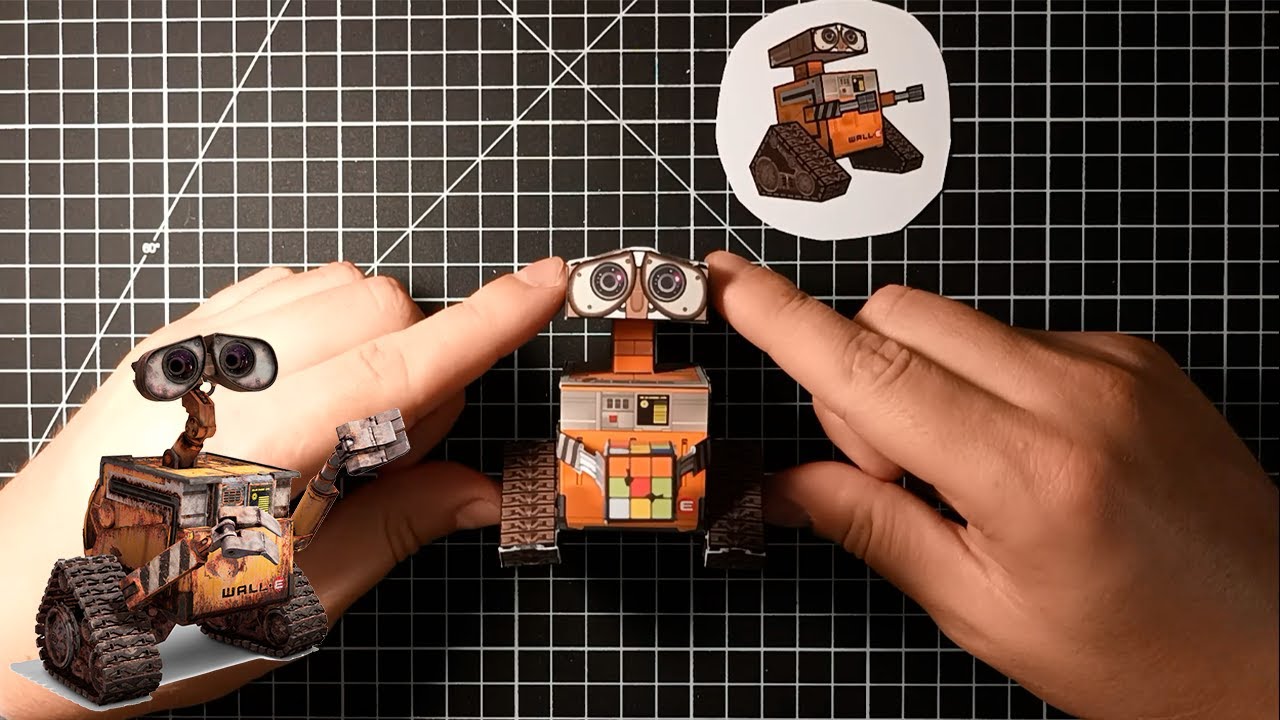 Wall-E Papercraft Model | Paper Craft WALL-E | Papercraft Model Disney Pixar WALL-E