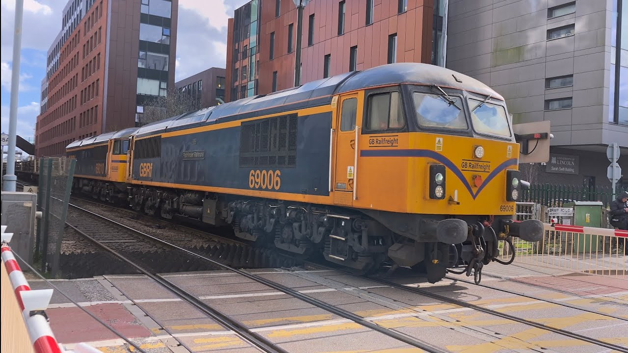 Class 69 Mayhem. Trains at Lincoln on 9th & 10th March 2026 including Test, rare, & special freight