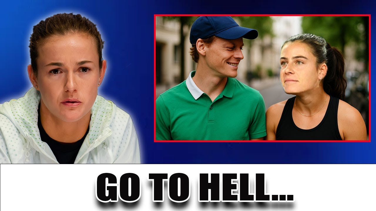 ANNA KALINSKAYA  discovers that JANNIK SINNER is having an affair with EMMA NAVARRO.