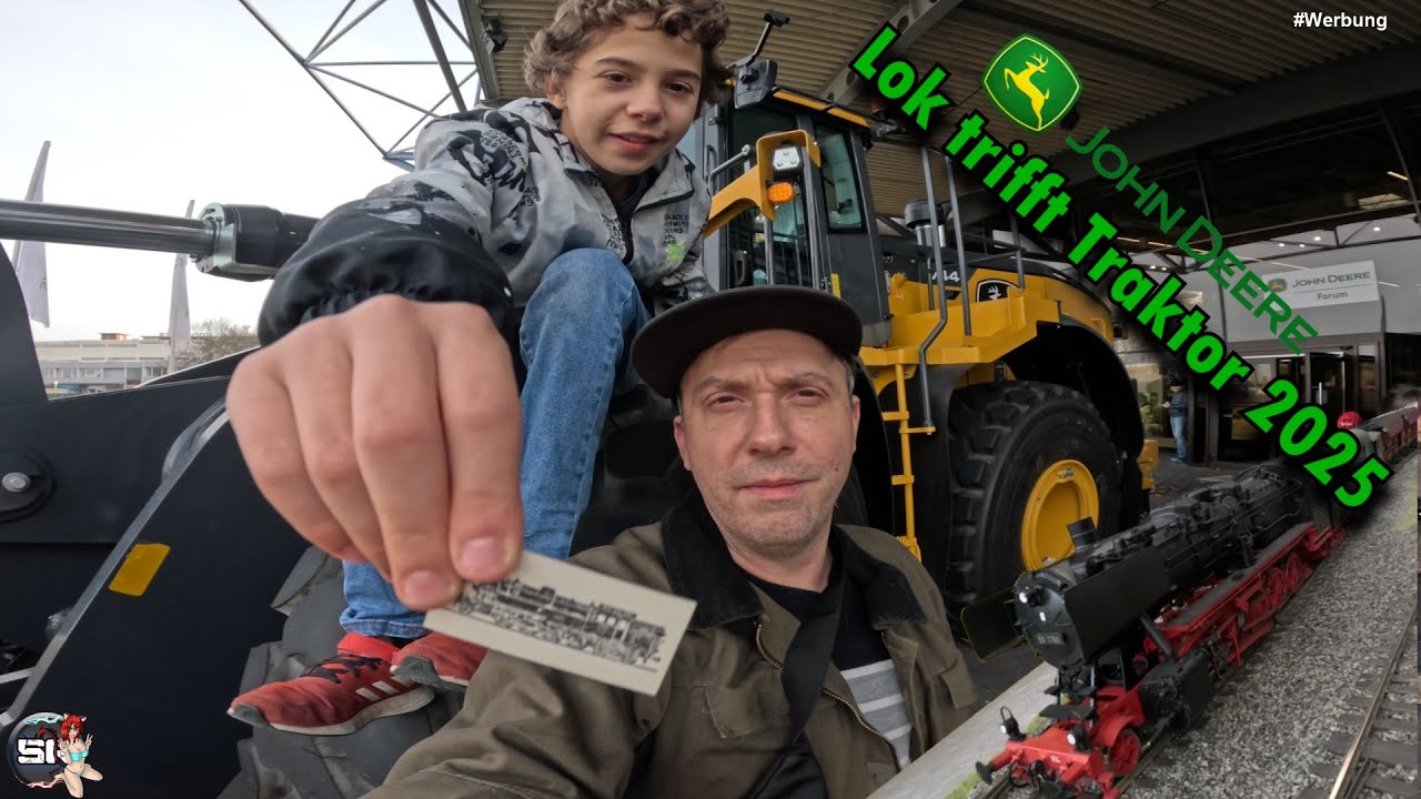 Lok trifft Traktor 2025 ( John Deere und Modellbahn Impression )