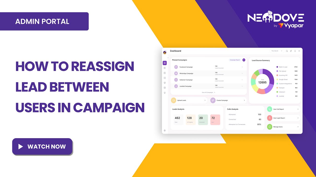 How to Reassign a Lead from One User to Another in a Specific Campaign  | English Tutorial