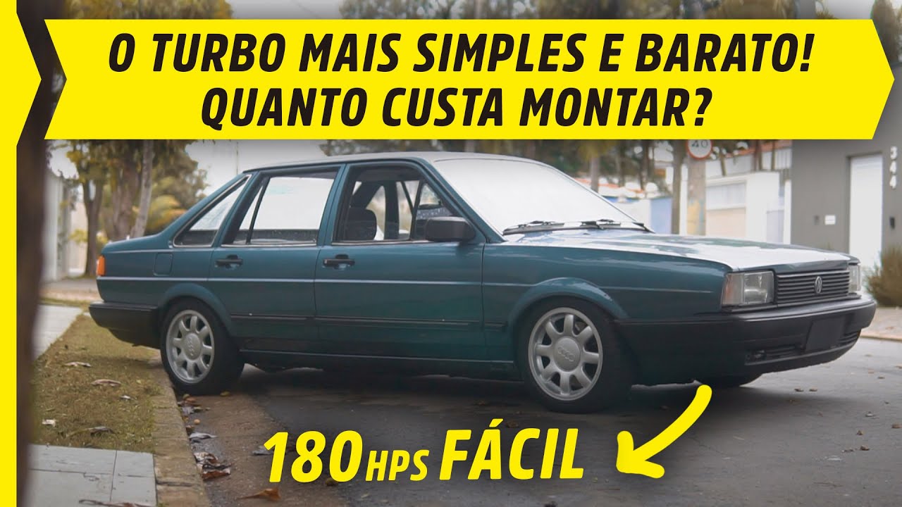 🤑 TURBINAR PODE SER BARATO SIM! SANTANA 1.8 TURBO