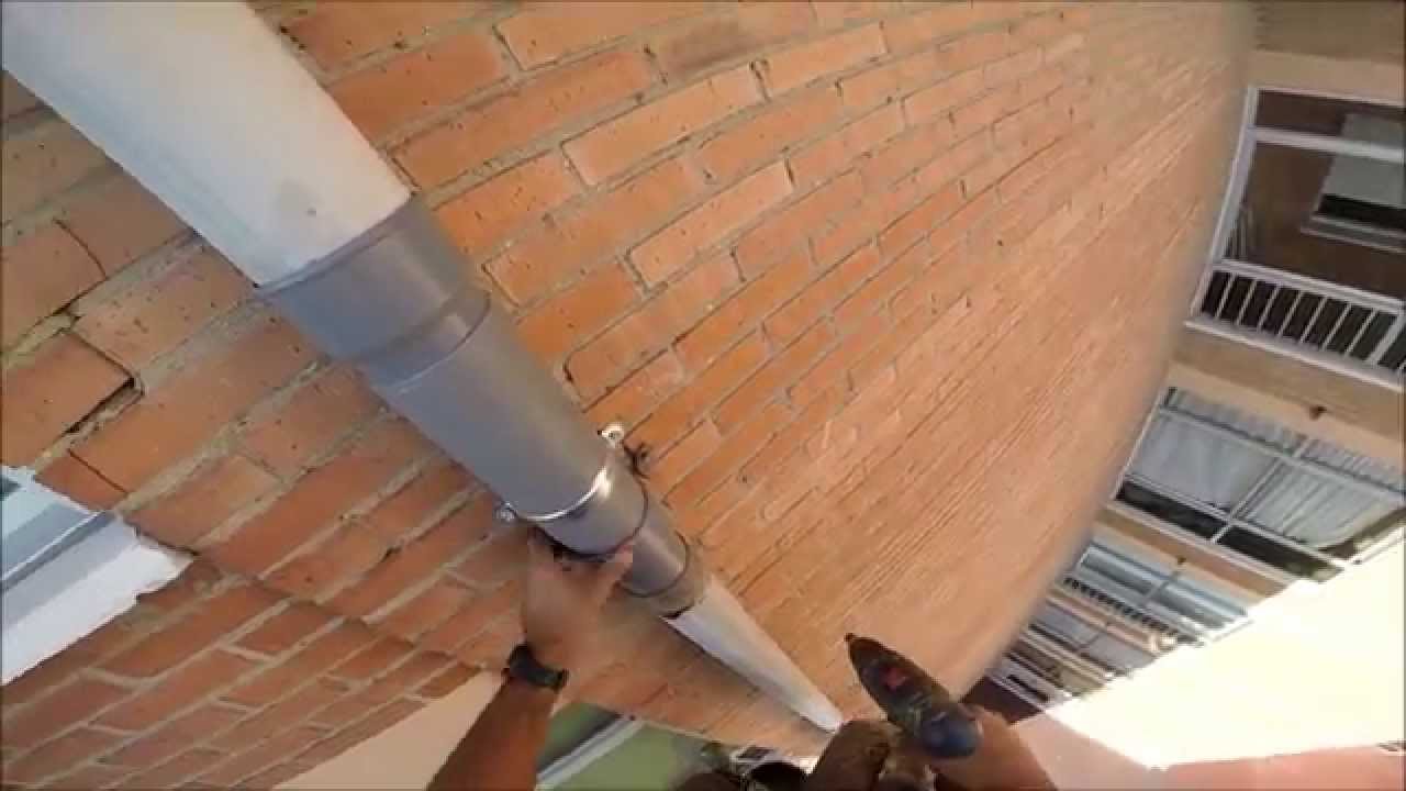 Vértigo Burgos. Sustitución tramo problemático de bajante.