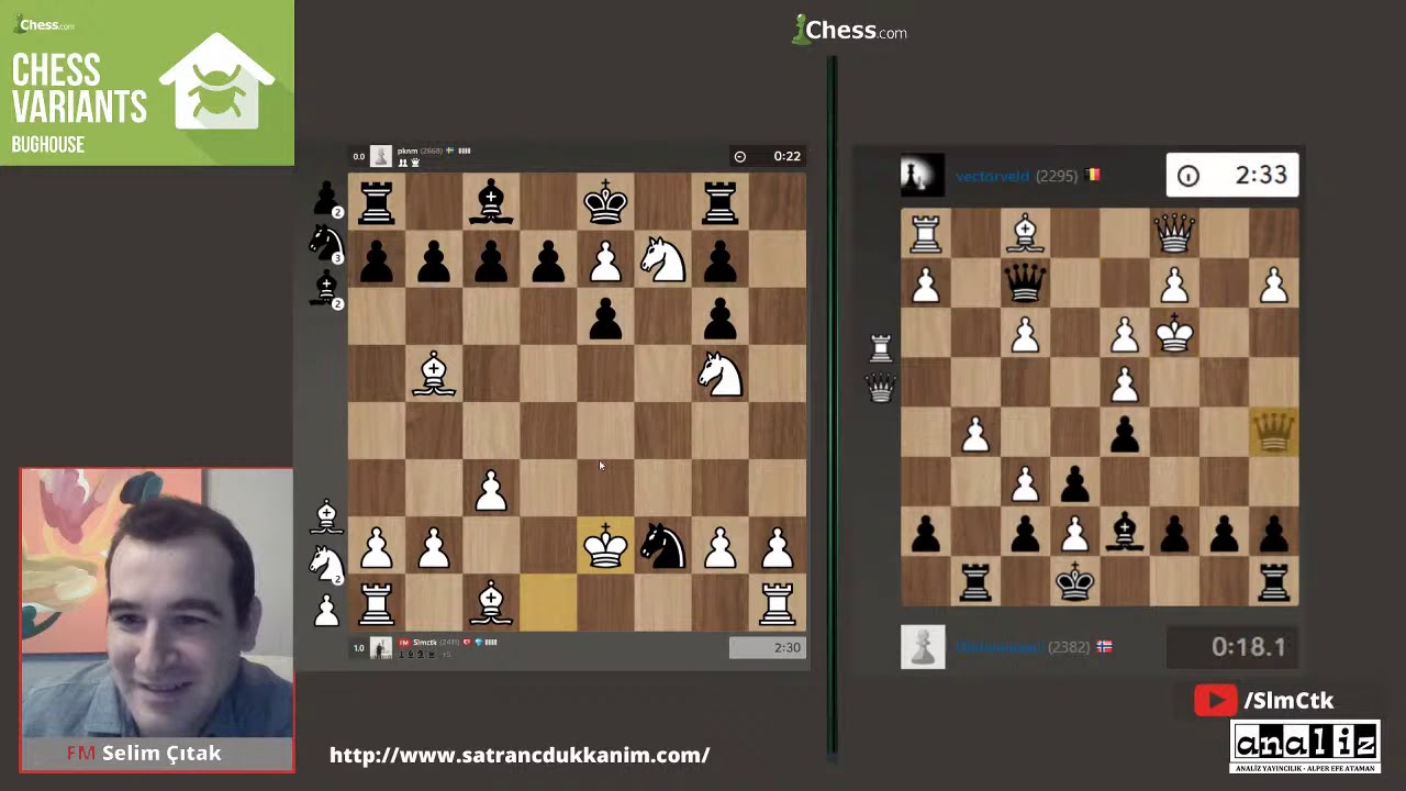 Profesyonneller için Baby Chess(BugHouse) - Hedef 2450!