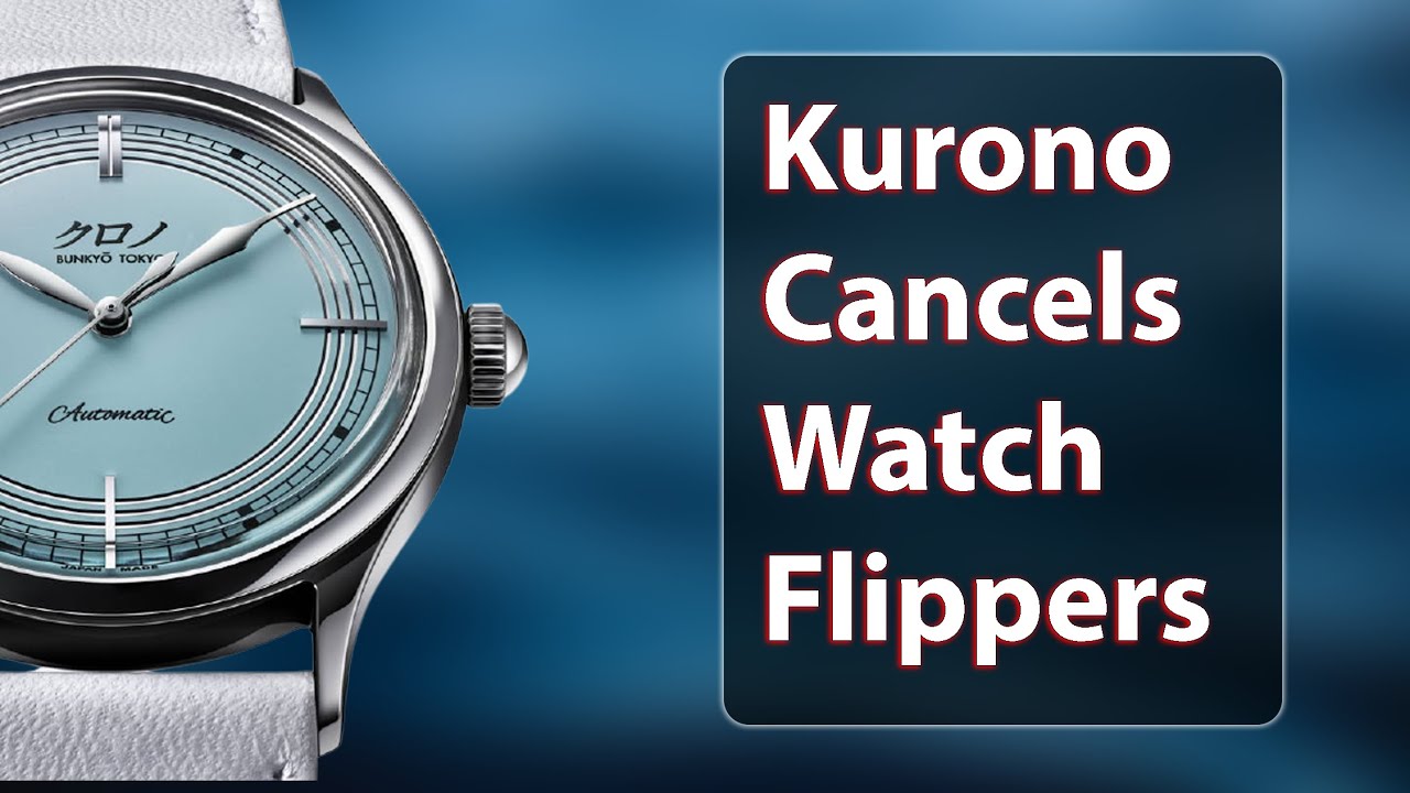 Kurono Cancels Watch Flippers' Warranties