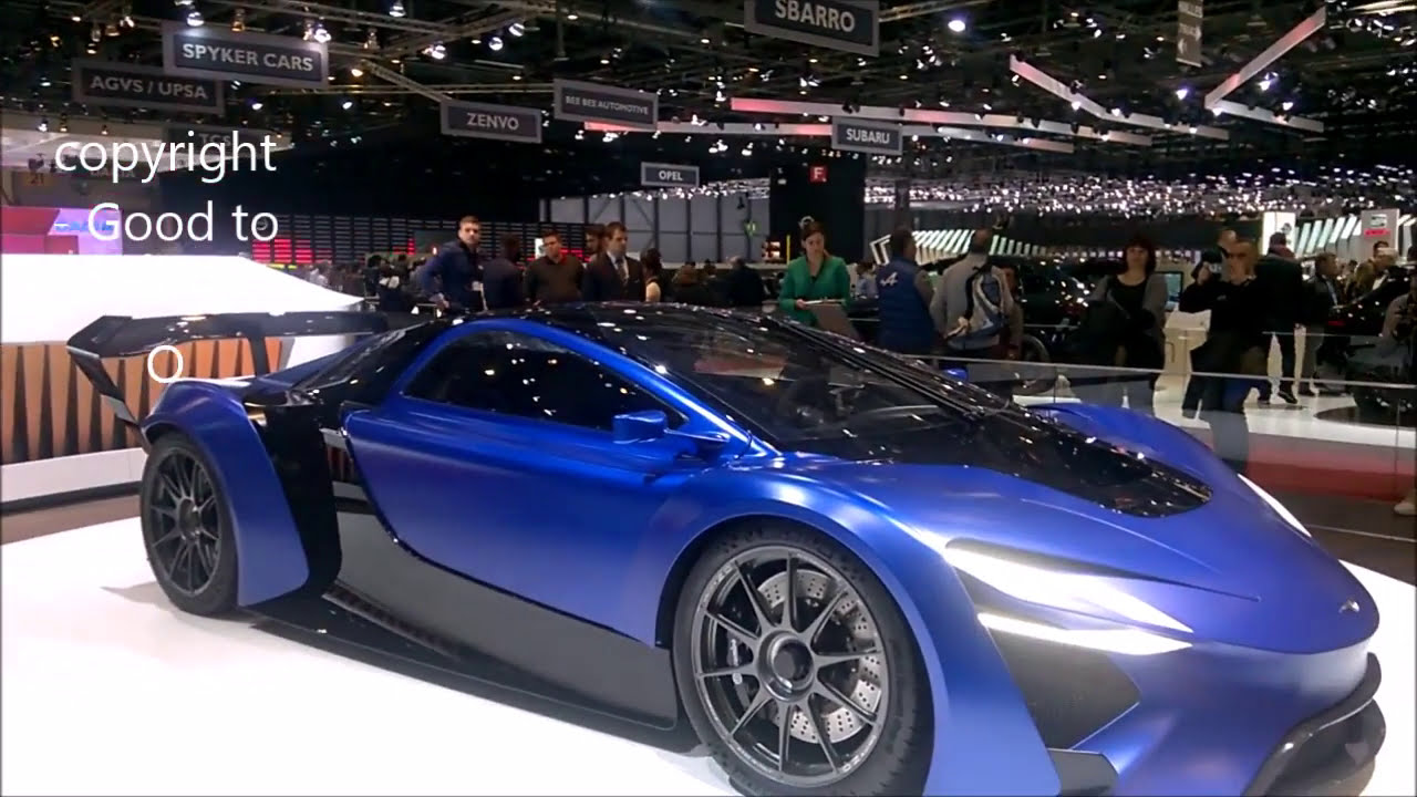 Autosalon Genf Switzerland  & Car and motor Show Model . Internationaler Cars Show