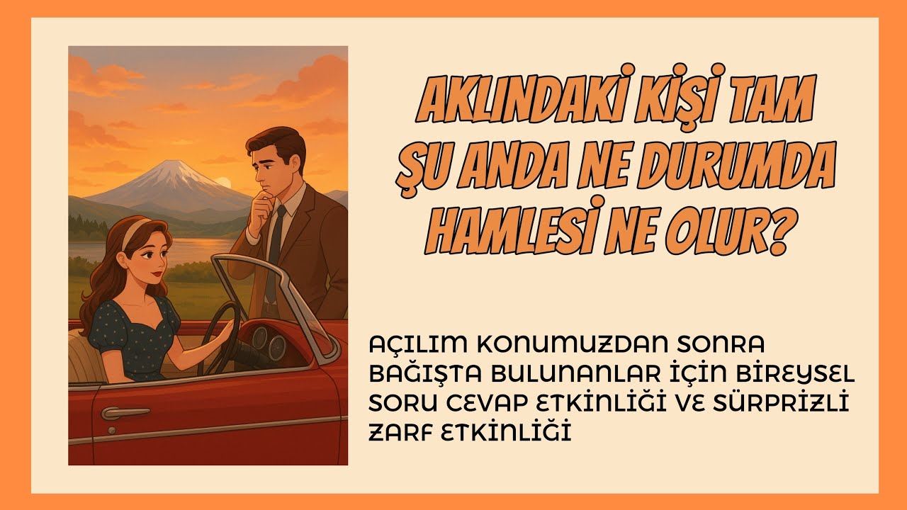 AKLINDAKİ KİŞİ TAM ŞU ANDA NE DURUMDA HAMLESİ OLURMU? SORU CEVAP ETKİNLİĞİ #tarot #aklındakikişi