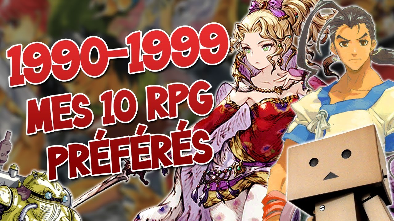 1990-1999, mes 10 RPG préférés, un par année