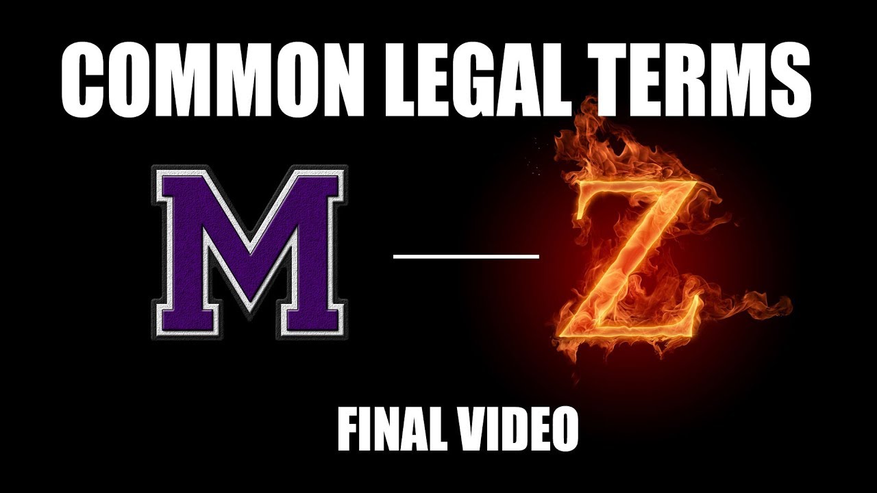 COMMON LEGAL TERMS: 