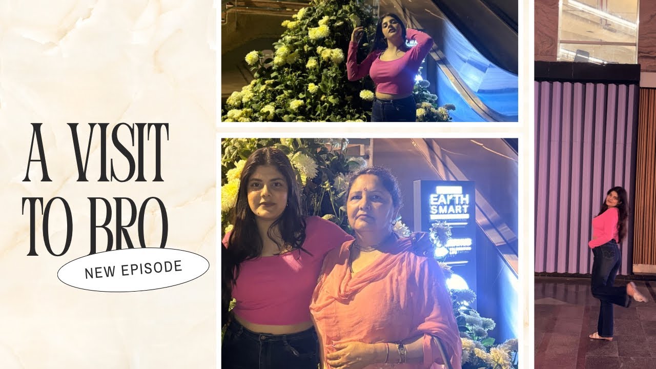 Gurgaon Vlog | Visiting My Brother & Exploring Cyber Hub with Mom ❤️ @YouTube @heyitssona 