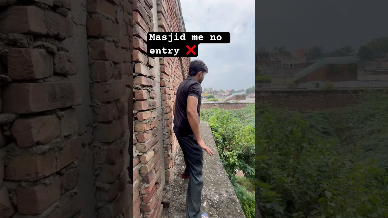 Mathura Mosque and . Entry banned 🚫 #monument #shahimasjid #indianheritage #mathuravrindavan