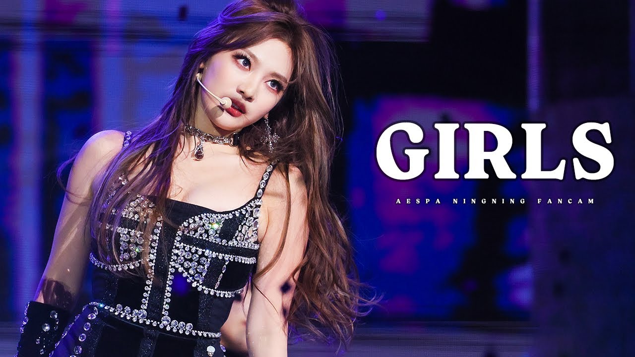 [4K]221216 KBS 가요대축제 aespa - Girls 에스파 닝닝 직캠 ｜ aespa NingNing focus
