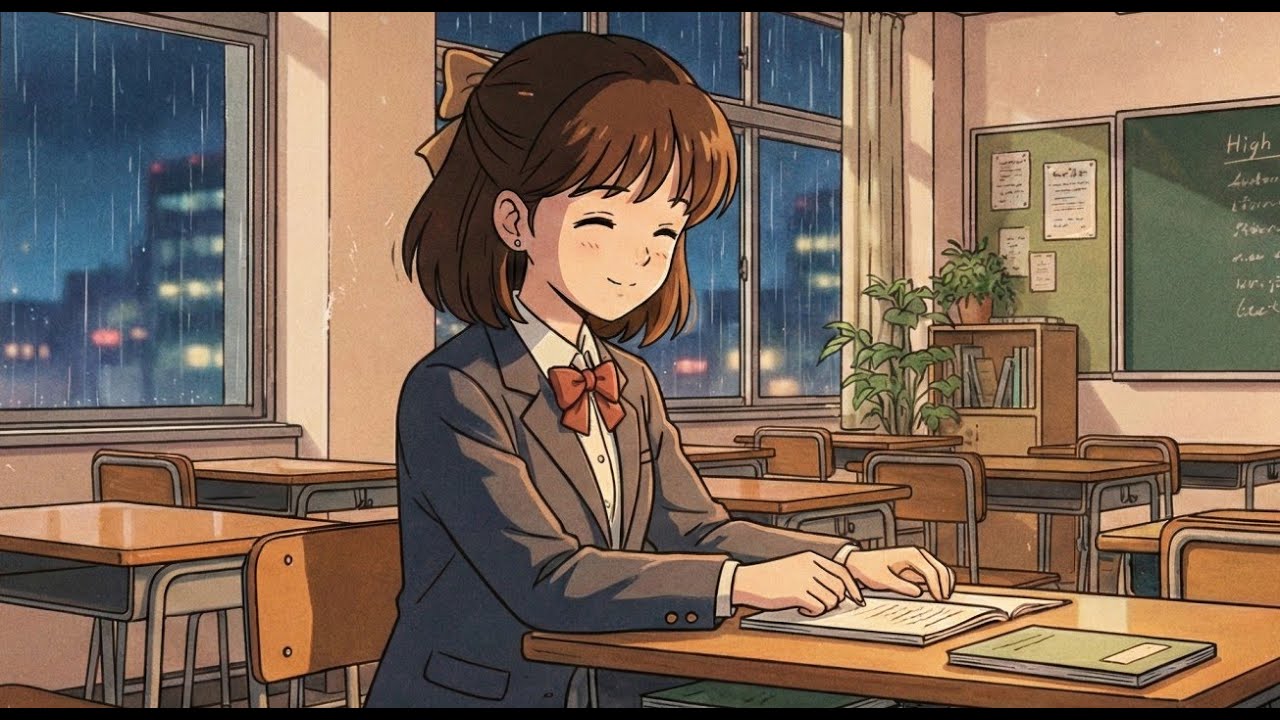 Late Afternoon Lo-Fi for Studying 📒 | Quiet Classroom Focus